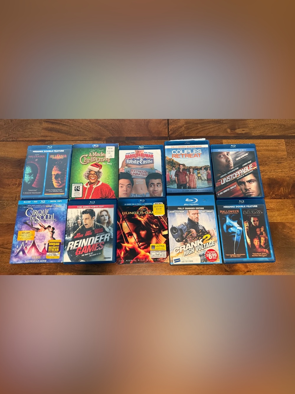 10-movie Blu-ray bundle